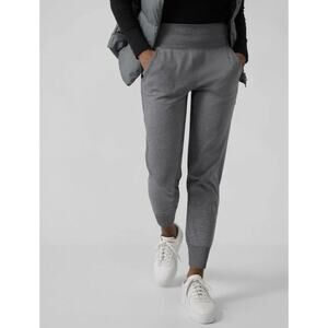 Athleta Venice Jogger Pants Womens Small Gray Heather High Rise